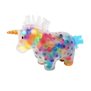 peluche, peluche à presser, peluche anti-stress, licorne pelucheuse, licorne balle anti-stress