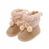 snow boots, baby shoes, baby boots, fluffy boots, first walkers shoes