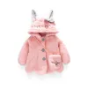 hooded jacket, baby jacket, warm jacket, plush jacket