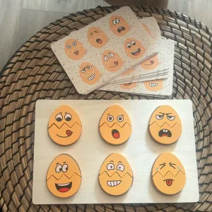 Reçu le jeu de puzzle d'appariement d'émotions du client J****i.