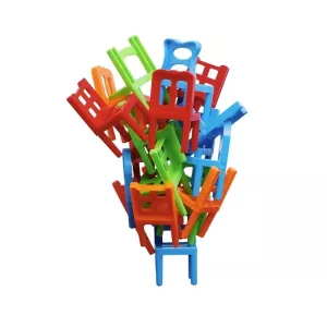 stacking chairs game, balance chairs game