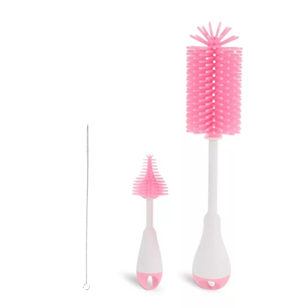 goupillon, brosse de nettoyage pour biberons, goupillon en silicone pour biberons, brosse nettoyante pour pailles