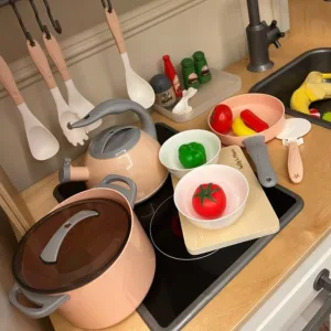 Reçu un Jeu de Cuisine pour Enfants Batterie de Cuisine Jouets de la part du client K****n.