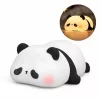 veilleuse mignonne, lampe de nuit, veilleuse rechargeable, veilleuse panda, veilleuse squishy, ​​veilleuse en silicone