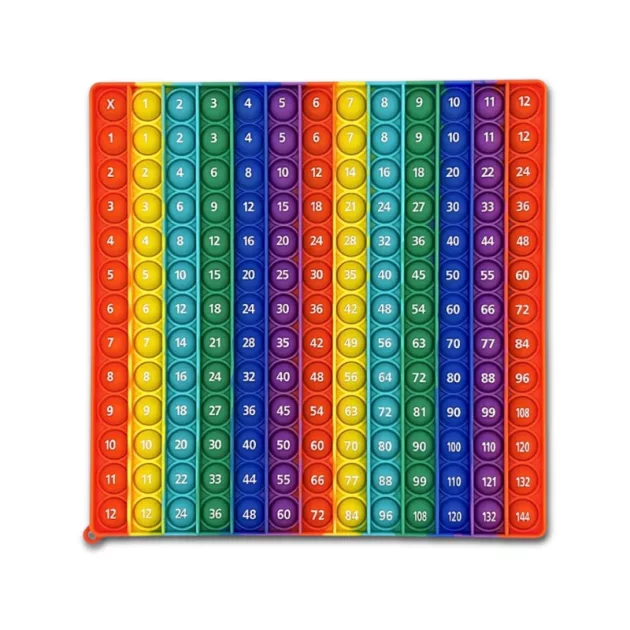 fidget toy, pop toy, math toy, multiplication toy, math learning toy
