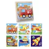 wooden block puzzle, cube wooden puzzle
