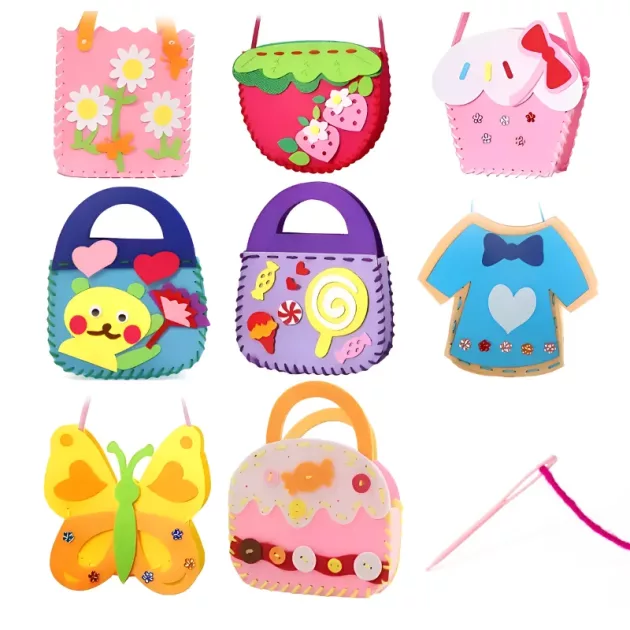 sewing kit, felt sewing kit, diy sewing kit