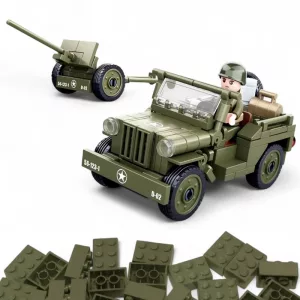 Blocs de construction voiture militaire