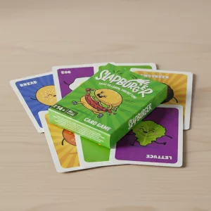 slapburger game, family game, party board game, fun family games