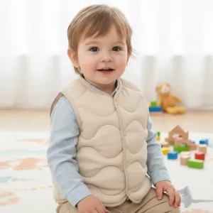 Veste Sans Manches en Coton Chic et Chaude pour Enfants