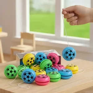 15pcs Mini Yoyos Ballon de Football pour Enfants