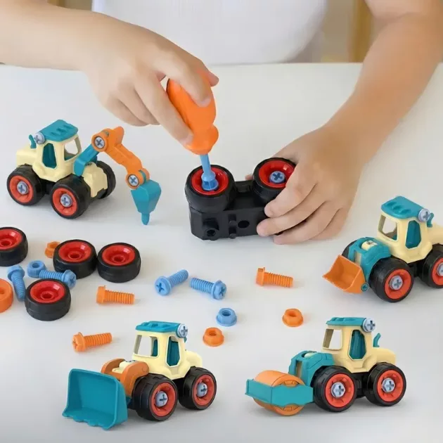 truck disassembly toy, engineering truck toy