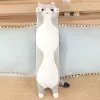 long squishy cat pillow, cat stuffed animal, cute cat toy, long cat toy, long cat pillow