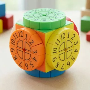 Casse-tête Cube Magique du Temps pour Enfants