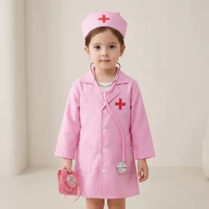 Coffret de jeu de rôle médecin Manteau d’infirmière pour enfants
