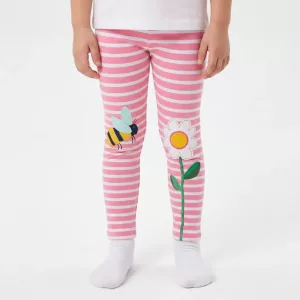 Leggings Mignons et Confortables en Coton Doux pour Enfants