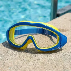 Lunettes de natation ergonomiques anti-buée à grand angle pour enfants