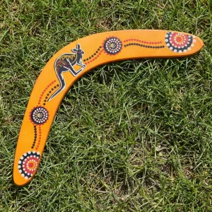 Boomerang en bois Kangourou pour enfants