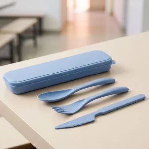 Set de 3 couverts portables pour enfants