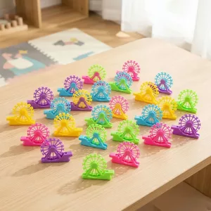 Lot de 30 mini grandes roues mignonnes pour enfants