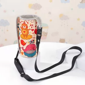 Joli sac porte-bouteille d’eau avec sangle pour enfants
